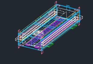 自制烘箱设备钣金件总体装配图 基于AutoCAD 3D绘制的技术心得与交流